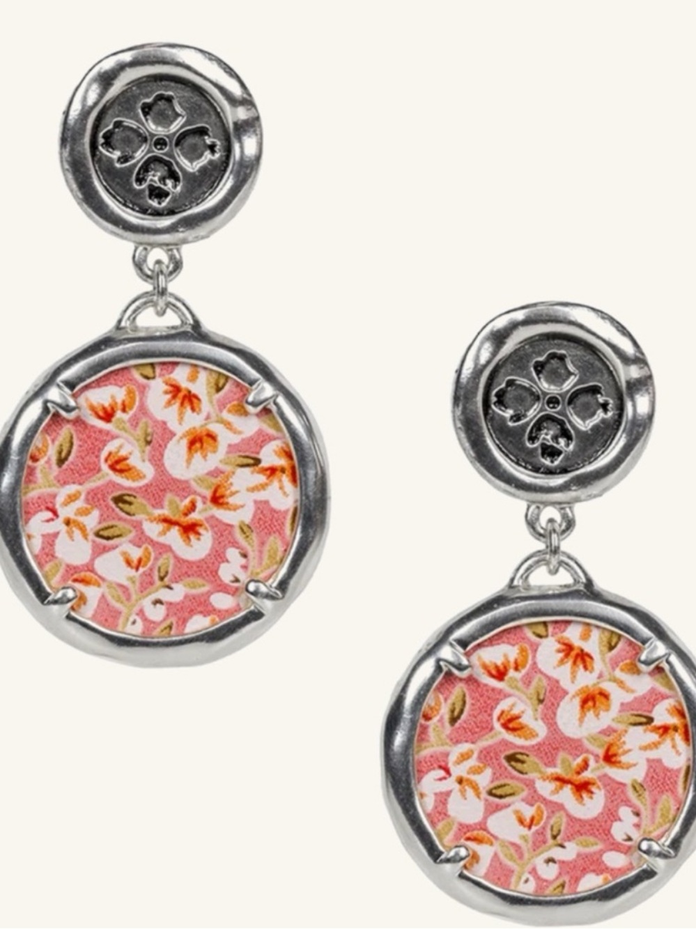Patricia Nash Della Wax Charm Drop Earrings